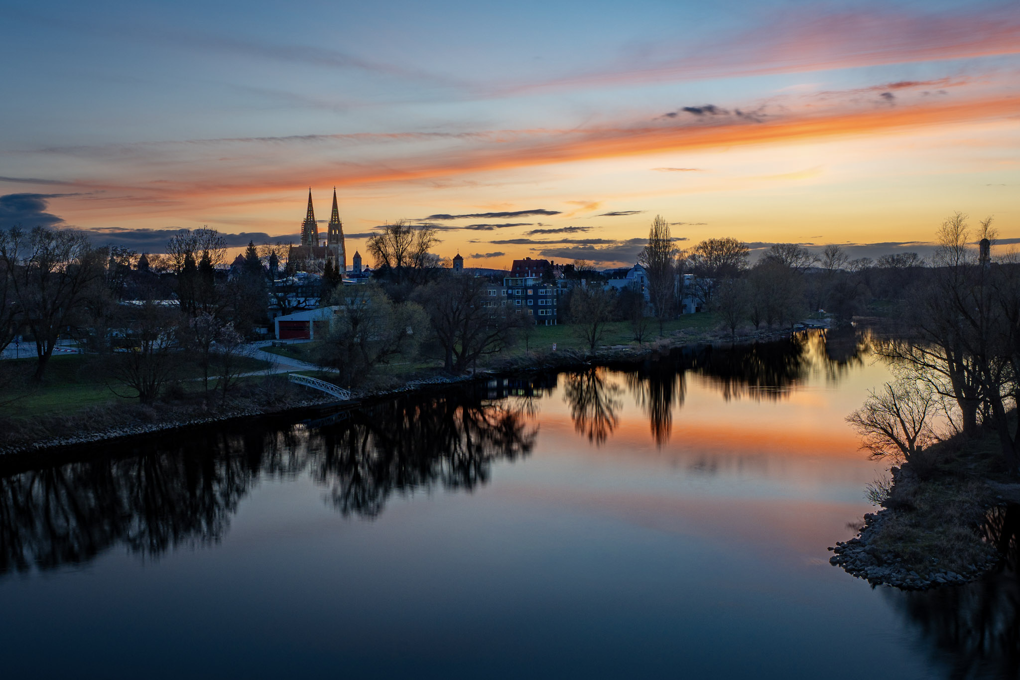 Regensburg Sunset Spring